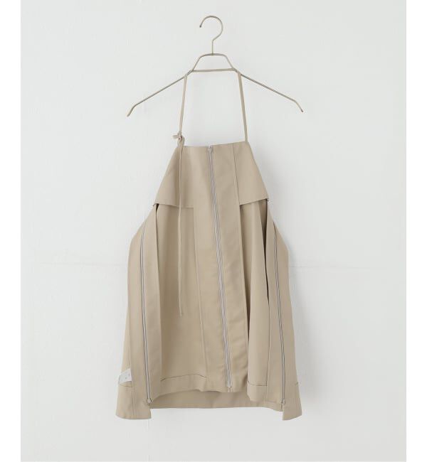 NOBLE「KAYLE/ケイル COTTON TWILL ZIPPED SHORT DRESS」|ワンピース|