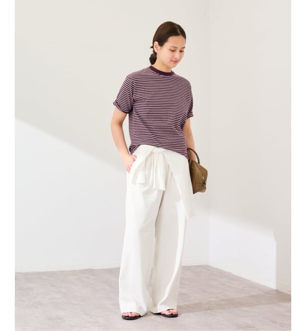 FRAMeWORK「Healthknit/ヘルスニット classic border cn ss」|Tシャツ・カットソー|