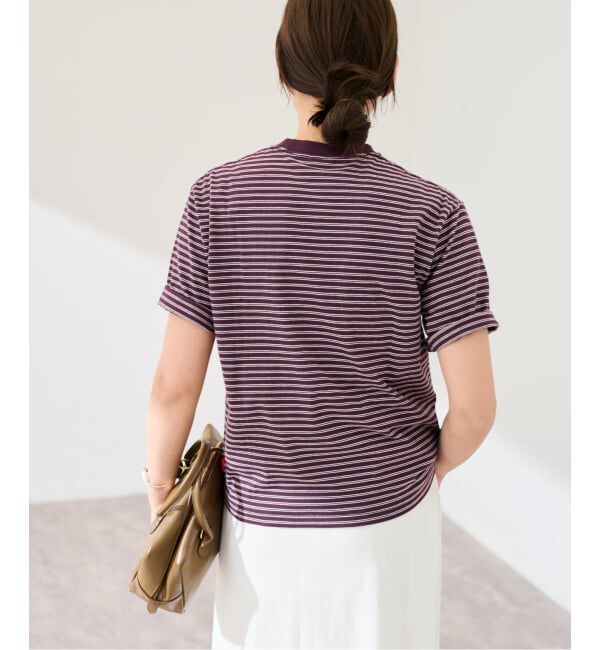 FRAMeWORK「Healthknit/ヘルスニット classic border cn ss」|Tシャツ・カットソー|