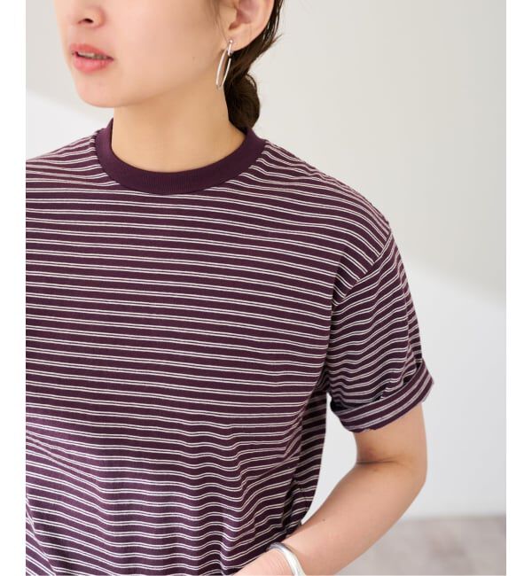 FRAMeWORK「Healthknit/ヘルスニット classic border cn ss」|Tシャツ・カットソー|