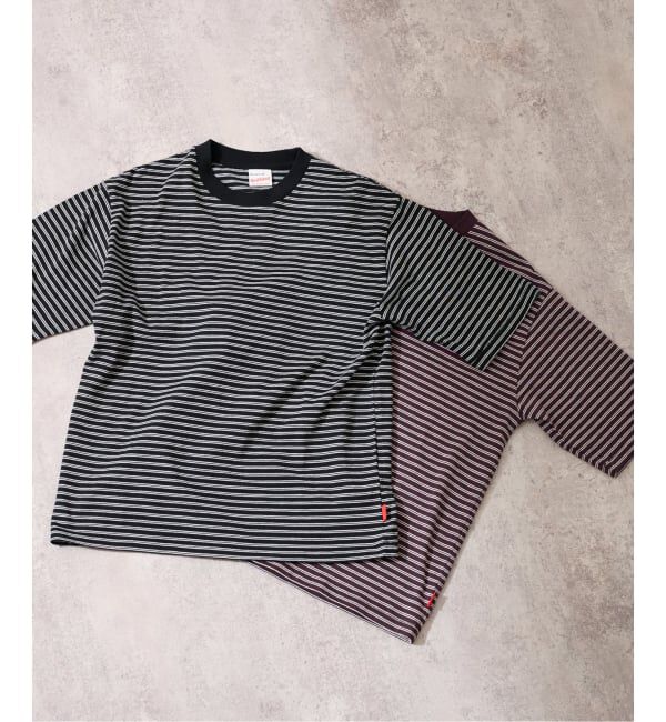 FRAMeWORK「Healthknit/ヘルスニット classic border cn ss」|Tシャツ・カットソー|