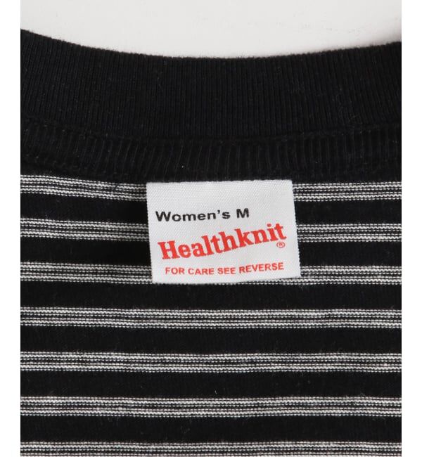 FRAMeWORK「Healthknit/ヘルスニット classic border cn ss」|Tシャツ・カットソー|
