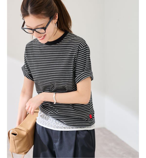 FRAMeWORK「Healthknit/ヘルスニット classic border cn ss」|Tシャツ・カットソー|