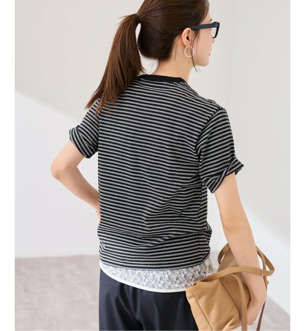 FRAMeWORK「Healthknit/ヘルスニット classic border cn ss」|Tシャツ・カットソー|