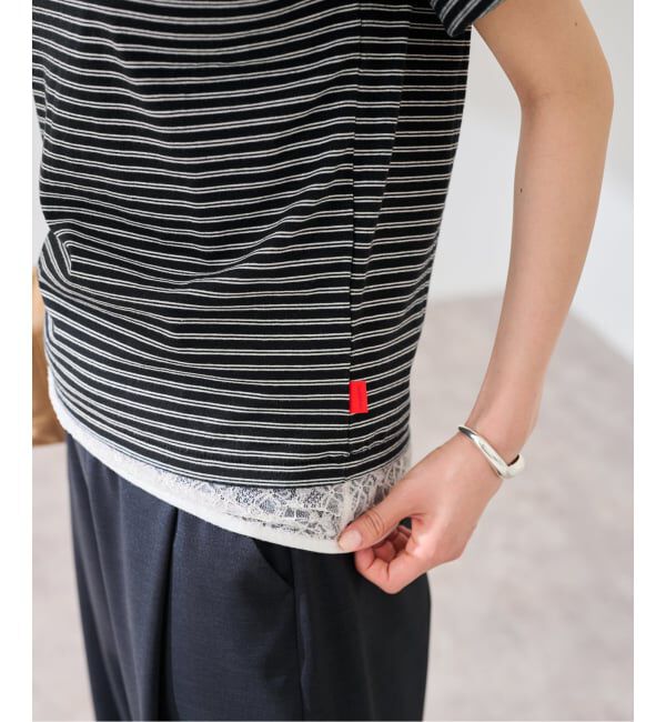 FRAMeWORK「Healthknit/ヘルスニット classic border cn ss」|Tシャツ・カットソー|