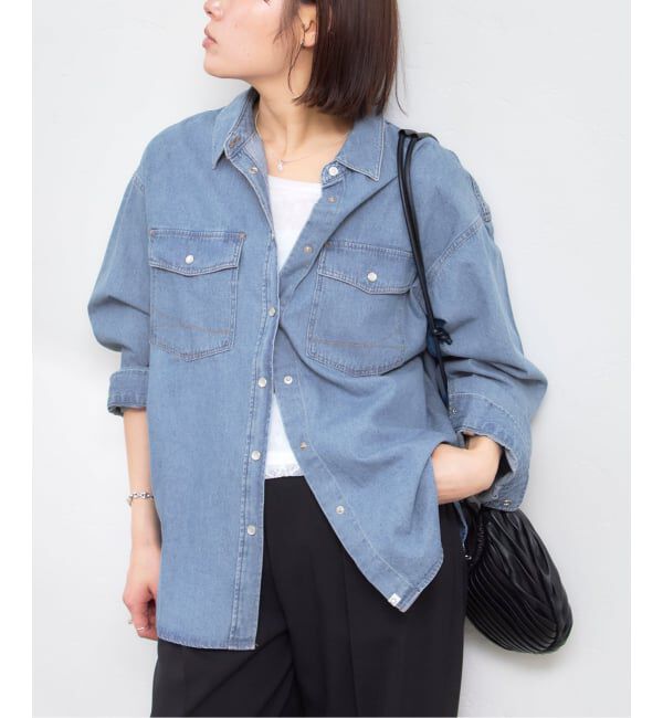 U by SPICK&SPAN「フェイクレイヤードレーストップス」|Tシャツ・カットソー|