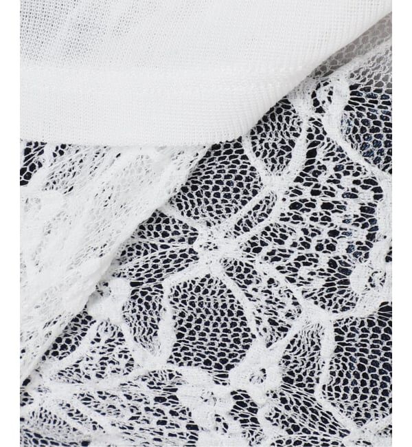 U by SPICK&SPAN「フェイクレイヤードレーストップス」|Tシャツ・カットソー|