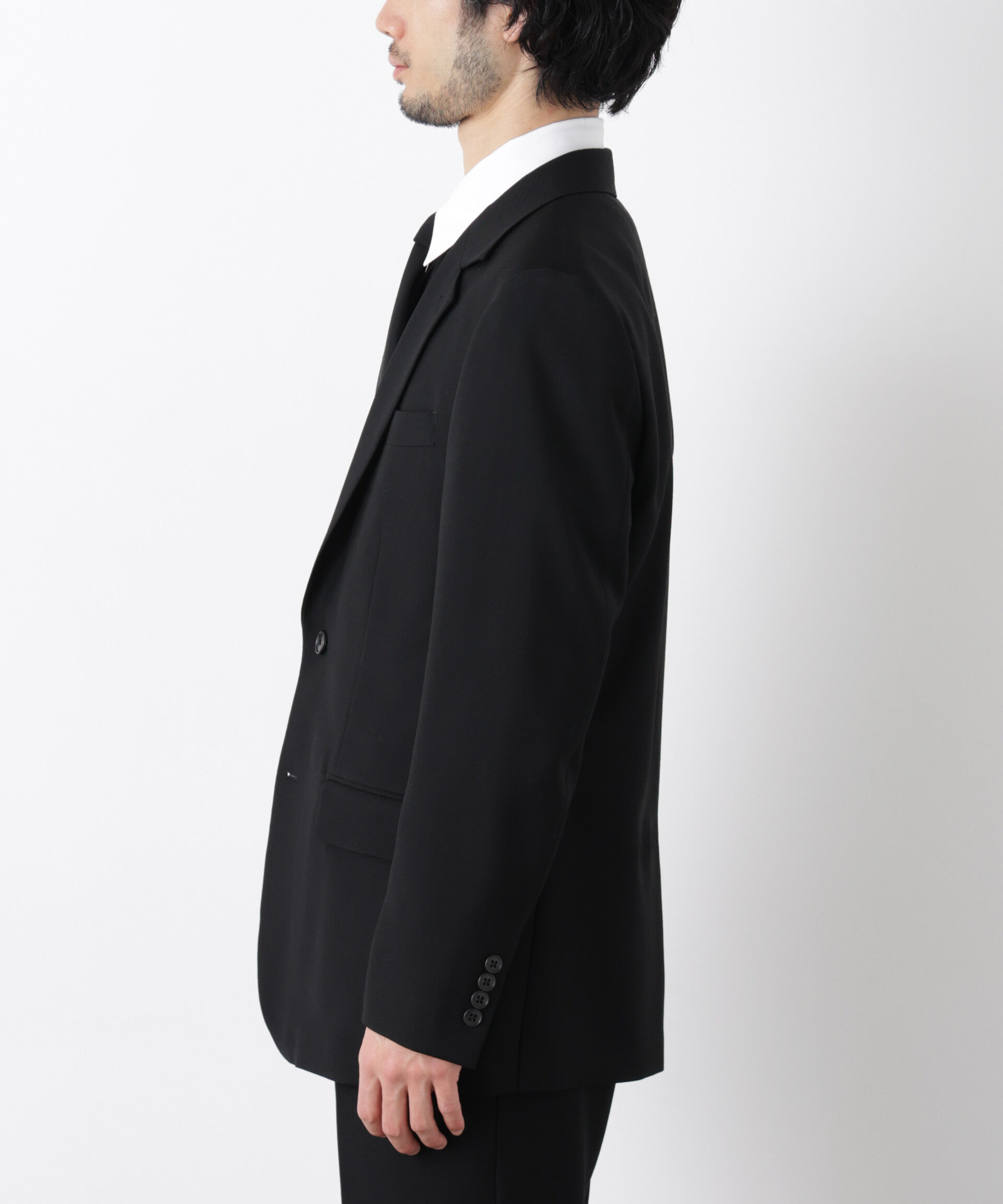 nano･universe「｢Damerino Formal｣ ﾌﾞﾗｯｸﾌｫｰﾏﾙｵｰﾙｼｰｽﾞﾝｼﾞｬｹｯﾄ(ｾ  」|スーツ|