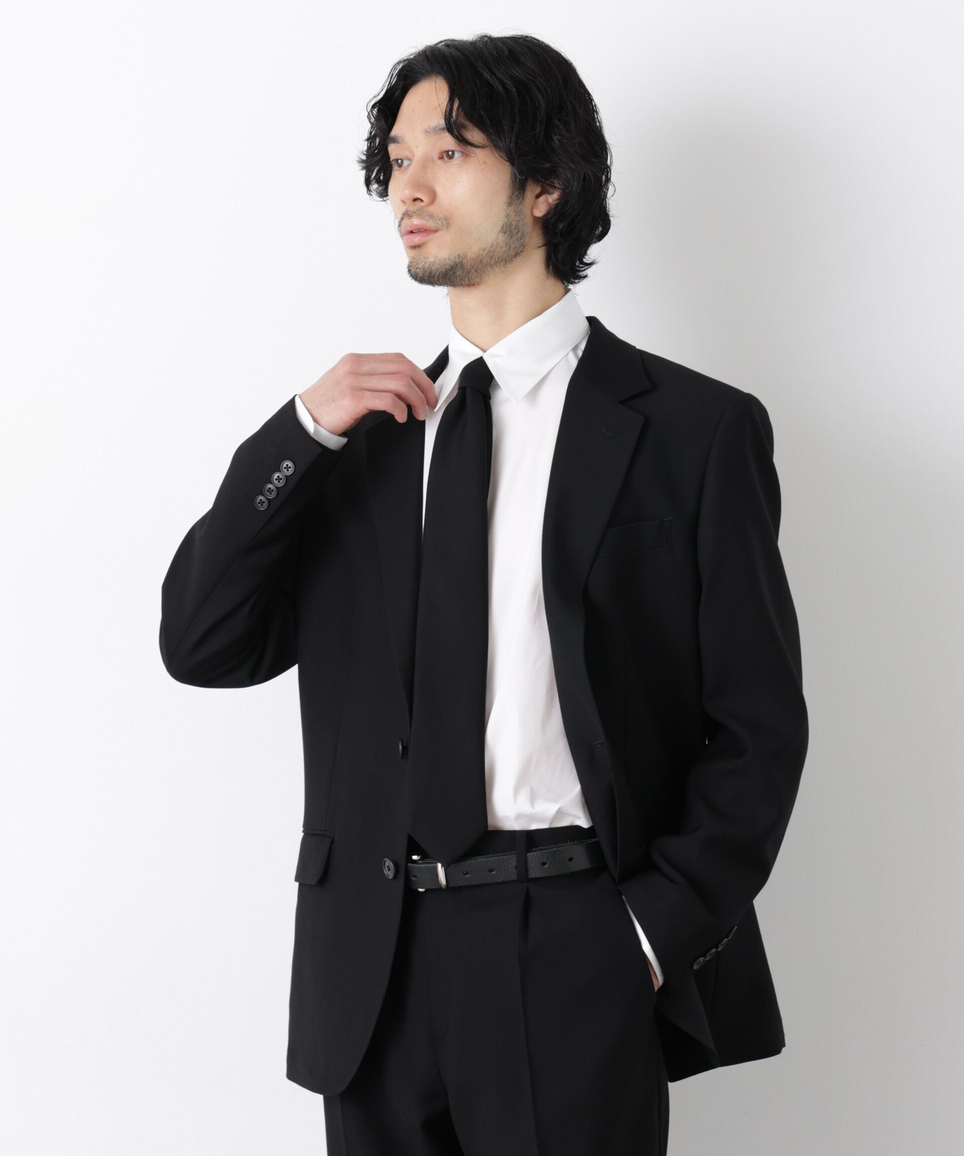 nano･universe「｢Damerino Formal｣ ﾌﾞﾗｯｸﾌｫｰﾏﾙｵｰﾙｼｰｽﾞﾝｼﾞｬｹｯﾄ(ｾ  」|スーツ|