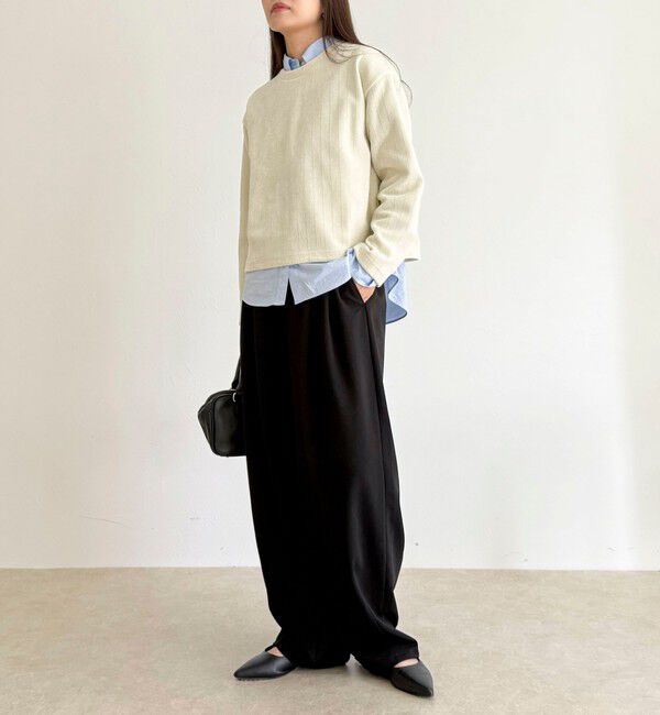 fredy emue「ラメモールプルオーバー」|Tシャツ・カットソー|
