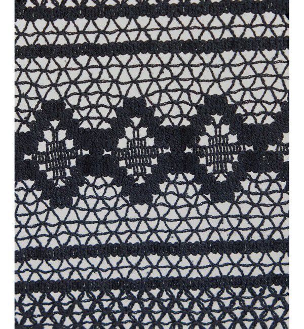 SALON adam et rope'「【WEB限定】コットンレースロングワンピース」|ワンピース|