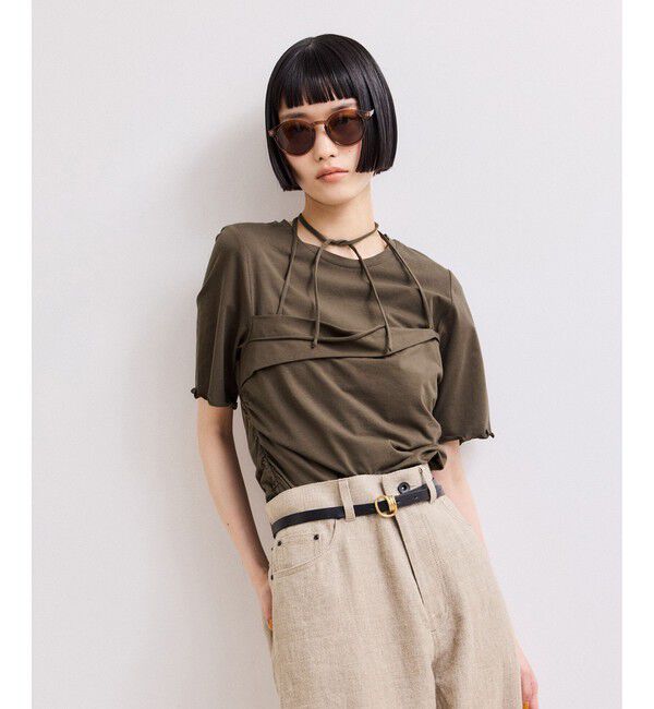 ADAM ET ROPE'「【WEB限定】ベアトップレイヤードカットソー」|Tシャツ・カットソー|