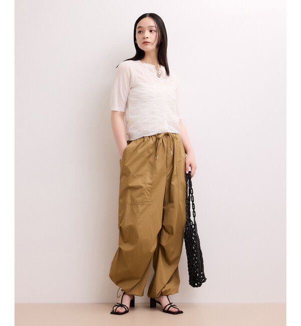 ADAM ET ROPE'「【WEB限定】シアーシャーリングカーディガン」|カーディガン|