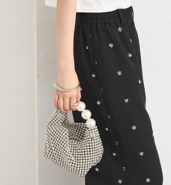  「ビーズハンドルminiBAG」|トートバッグ|