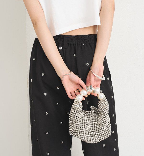  「ビーズハンドルminiBAG」|トートバッグ|