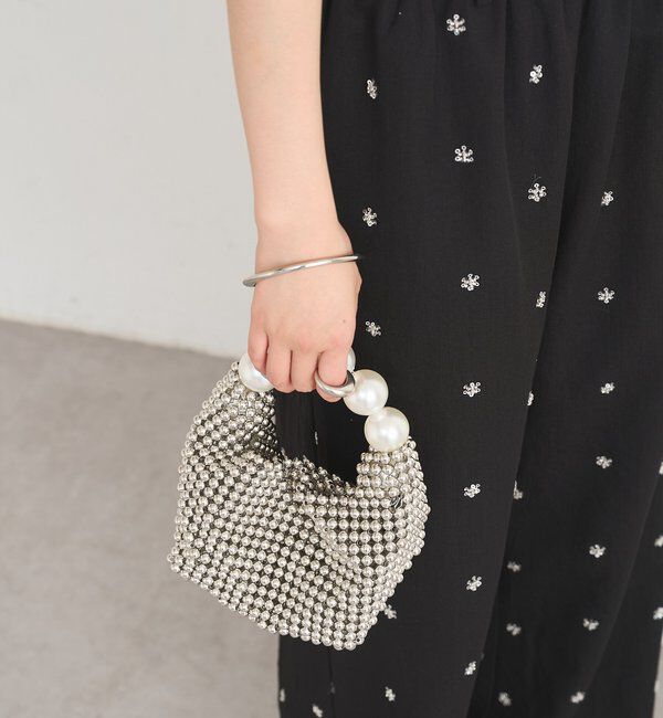  「ビーズハンドルminiBAG」|トートバッグ|