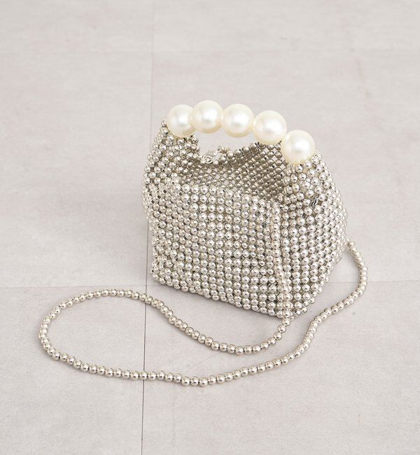  「ビーズハンドルminiBAG」|トートバッグ|