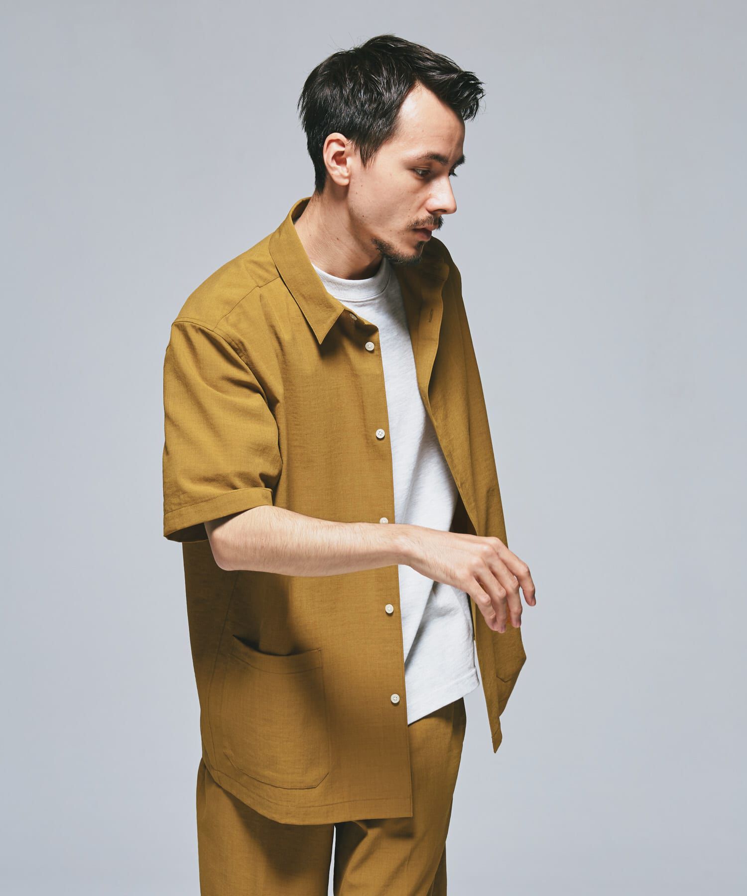 URBAN RESEARCH DOORS「『UR TECH DRYLUXE』『イージーケア/速乾』レギュラーカラーシャツ」|シャツ・ブラウス|