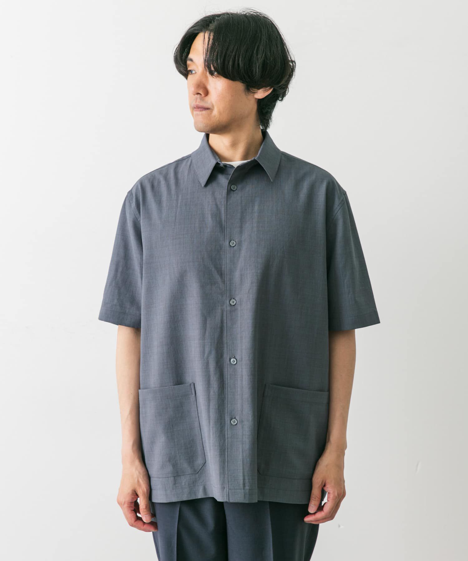 URBAN RESEARCH DOORS「『UR TECH DRYLUXE』『イージーケア/速乾』レギュラーカラーシャツ」|シャツ・ブラウス|