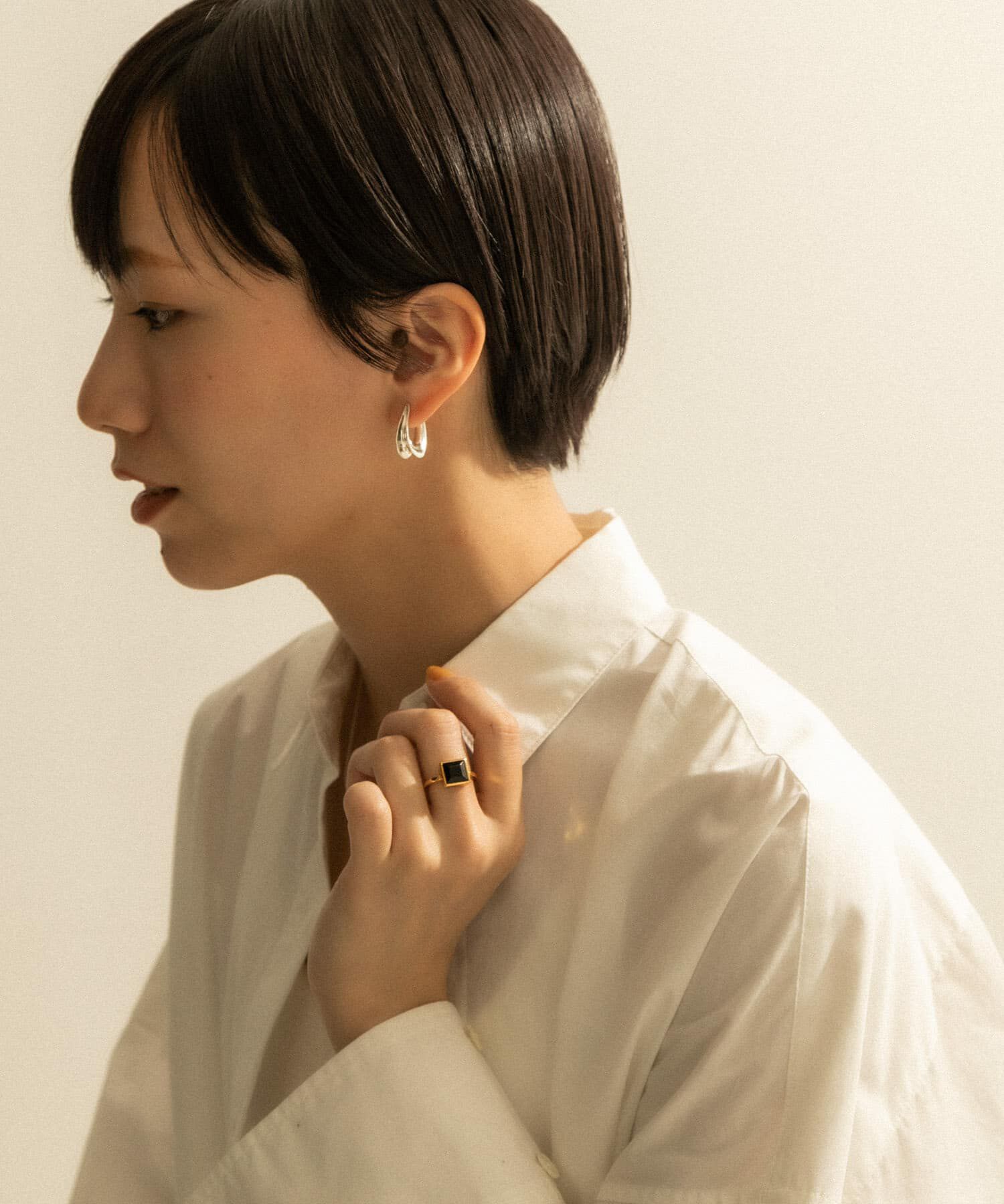 SMELLY「SMELLY so&rsquo;　curve earring」|イヤリング|