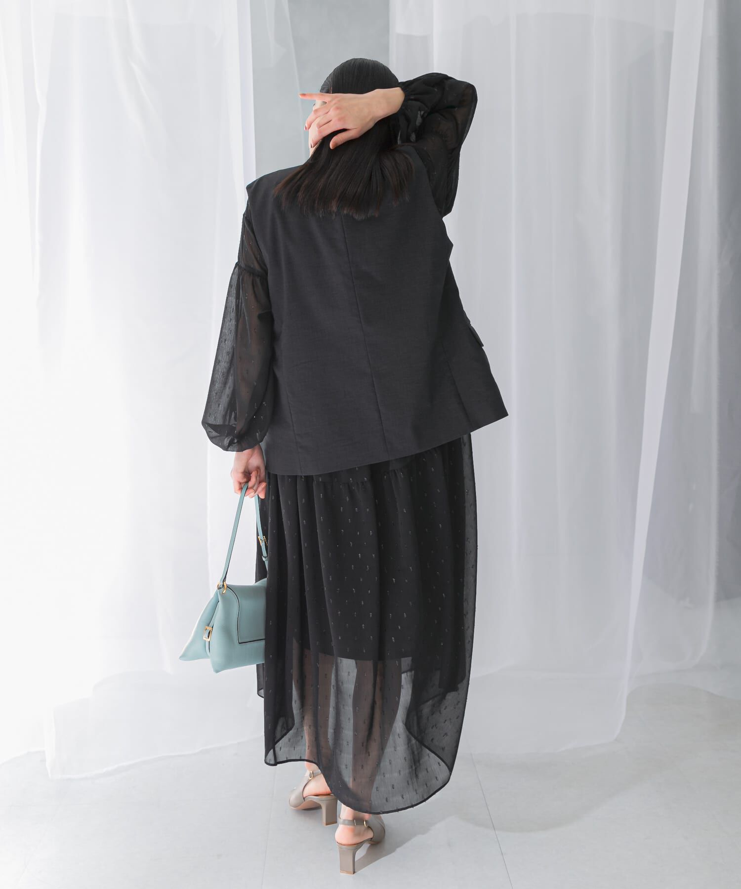 URBAN RESEARCH ROSSO「カットジャガードティアードワンピース」|ワンピース|