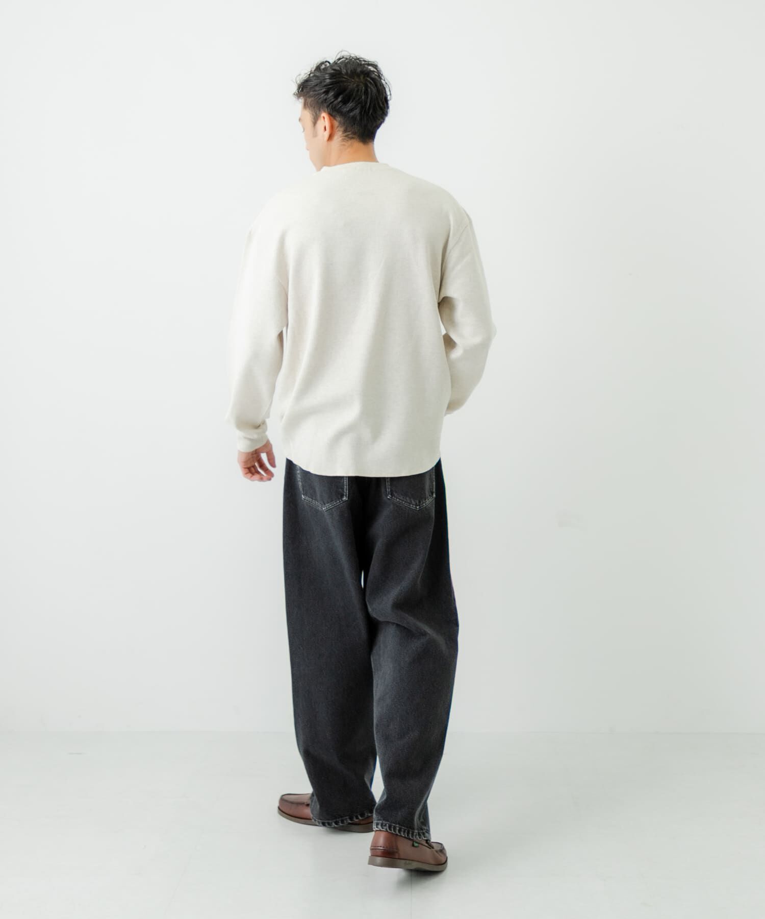 URBAN RESEARCH「『UR TECH』度詰めワッフルヘンリーロングスリーブ」|Tシャツ・カットソー|