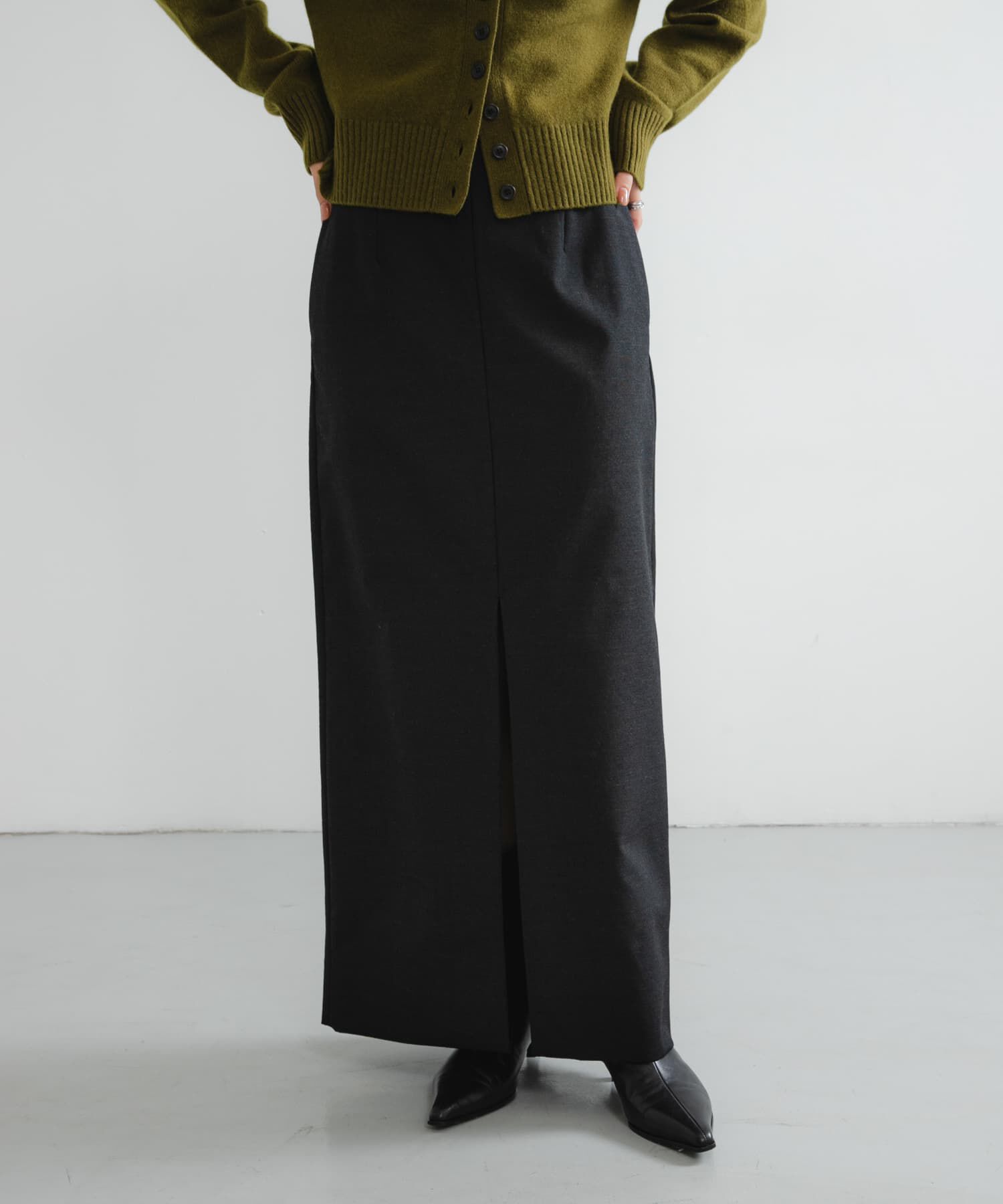 URBAN RESEARCH「new basic　BRADFORD WOOL SKIRT」|スカート|