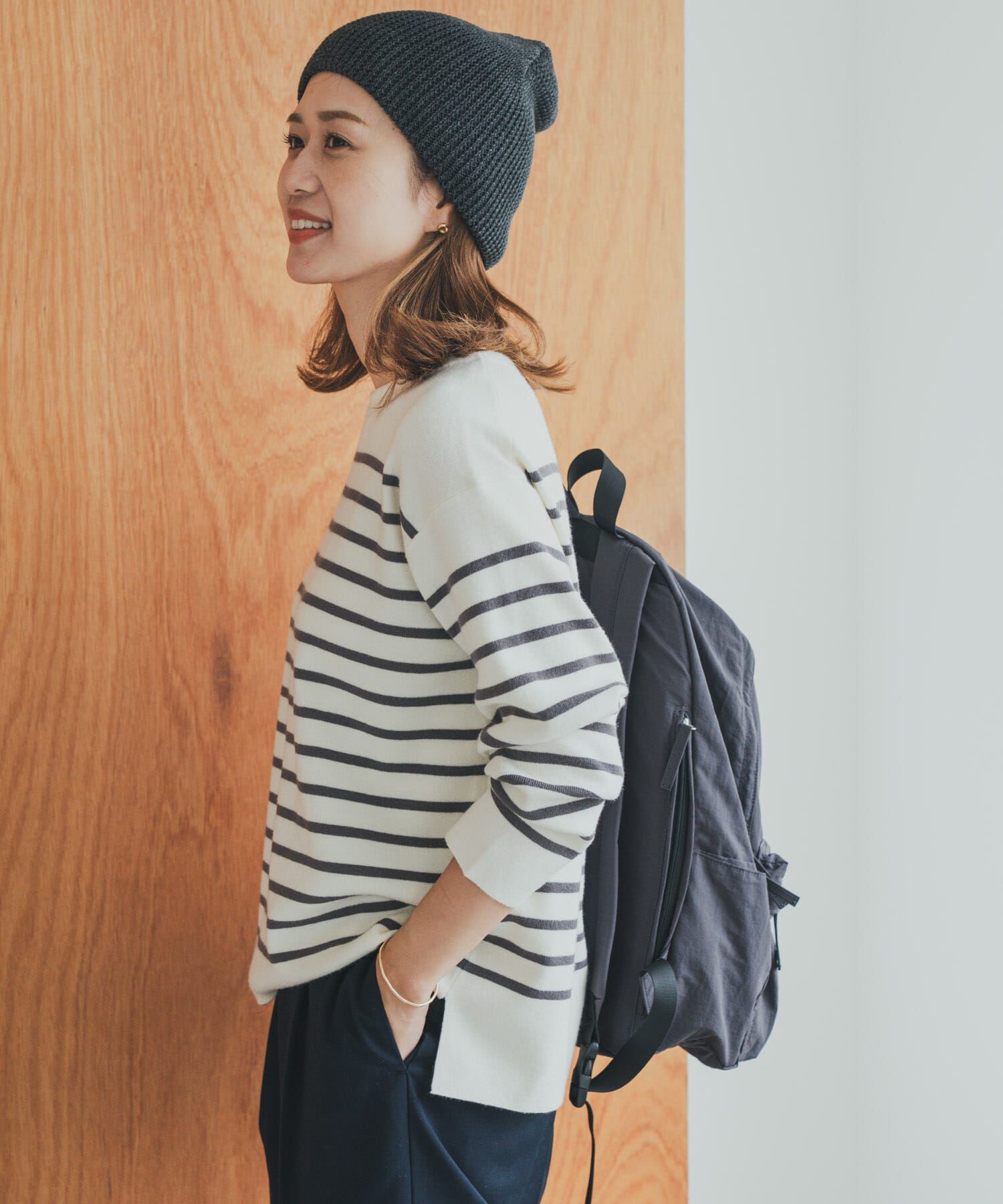 URBAN RESEARCH DOORS「パネルボーダーKNIT」|ニット・セーター|