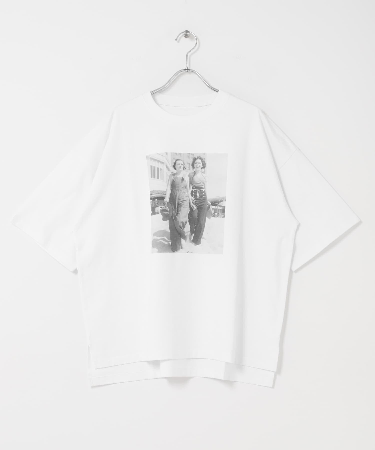 URBAN RESEARCH DOORS「『スタッフ企画』フォトプリントオーバーTシャツ」|Tシャツ・カットソー|