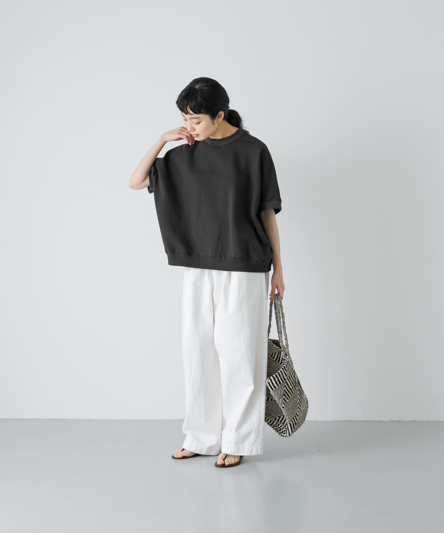 かぐれ「ワイド裏毛プルオーバー」|Tシャツ・カットソー|