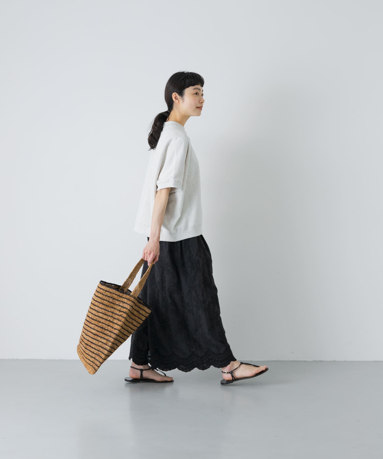 かぐれ「ワイド裏毛プルオーバー」|Tシャツ・カットソー|