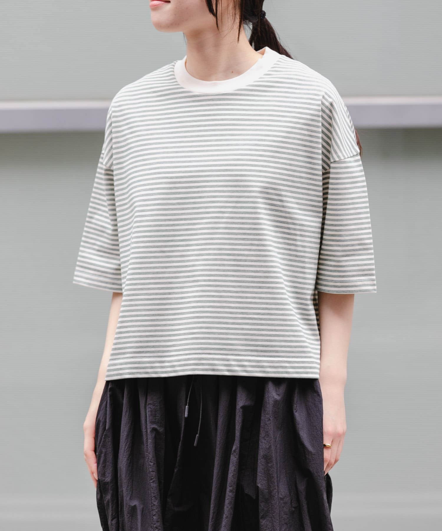 URBAN RESEARCH DOORS「FORK&SPOON　マルチボーダーTシャツ」|Tシャツ・カットソー|