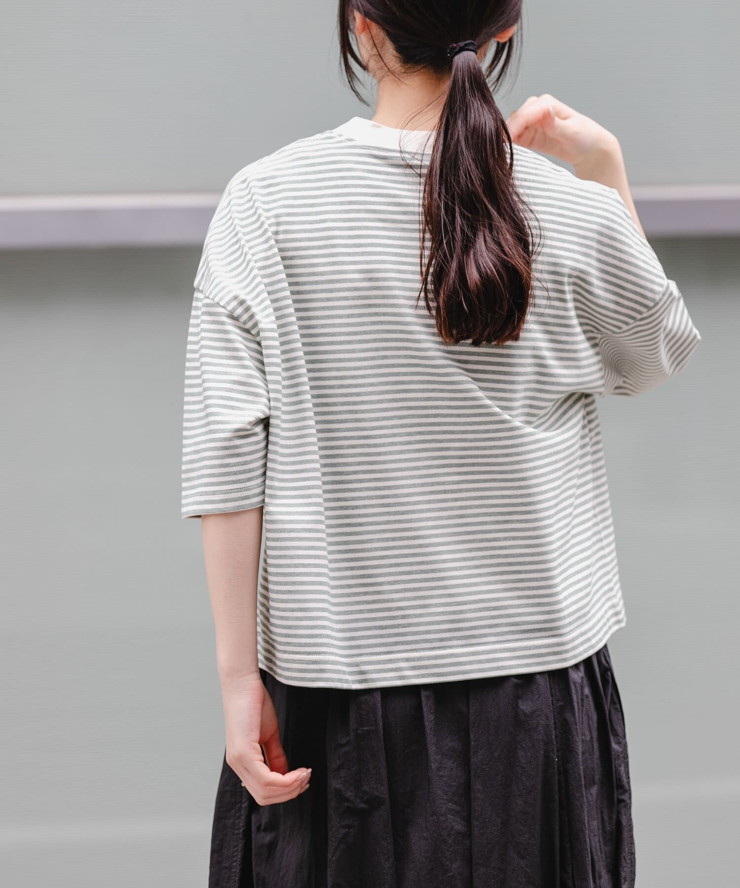 URBAN RESEARCH DOORS「FORK&SPOON　マルチボーダーTシャツ」|Tシャツ・カットソー|