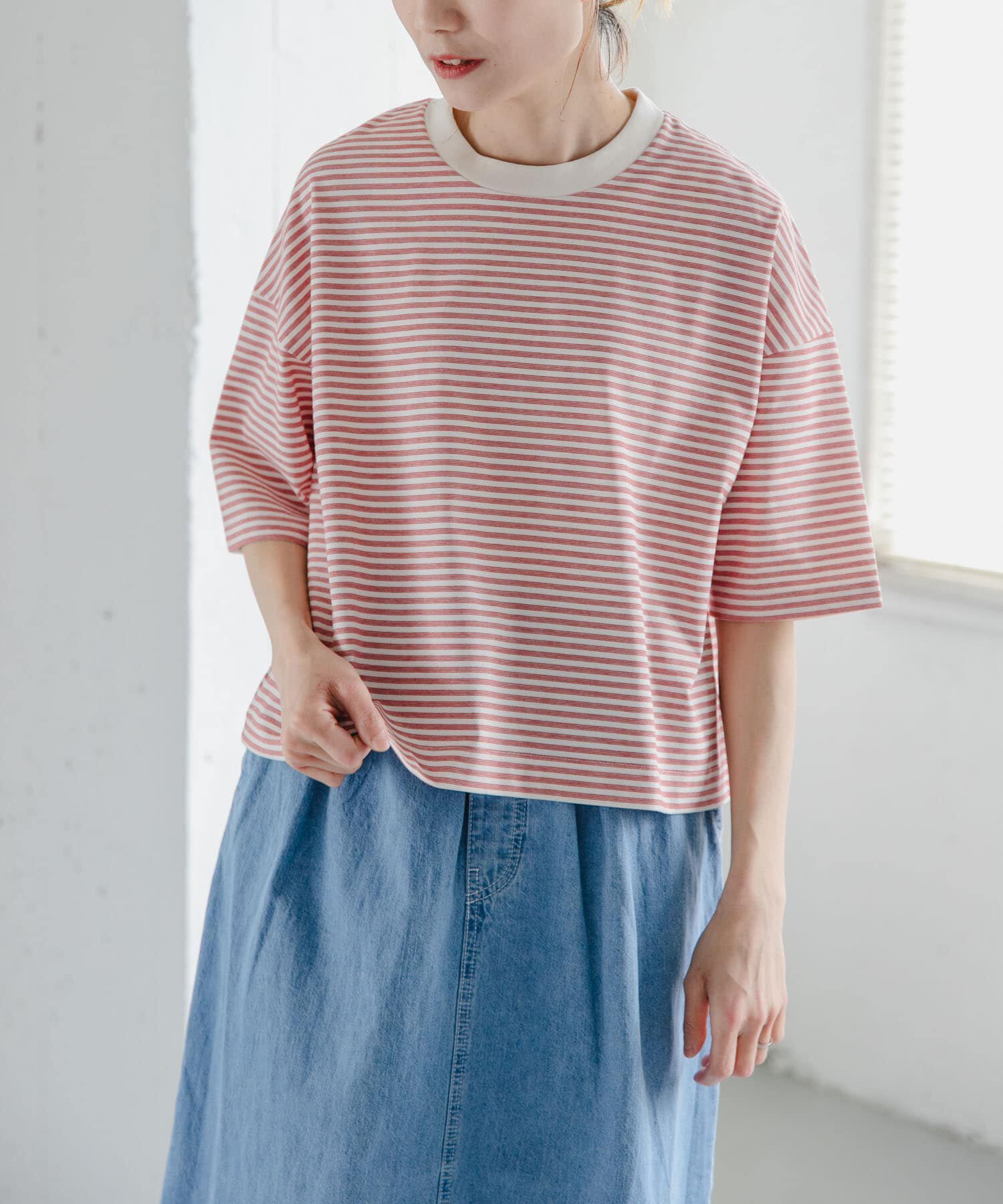 URBAN RESEARCH DOORS「FORK&SPOON　マルチボーダーTシャツ」|Tシャツ・カットソー|