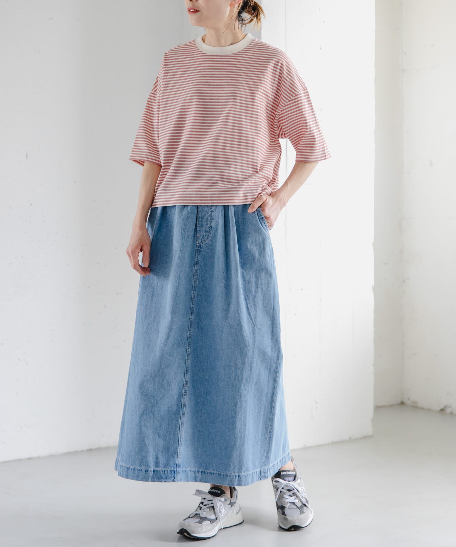 URBAN RESEARCH DOORS「FORK&SPOON　マルチボーダーTシャツ」|Tシャツ・カットソー|