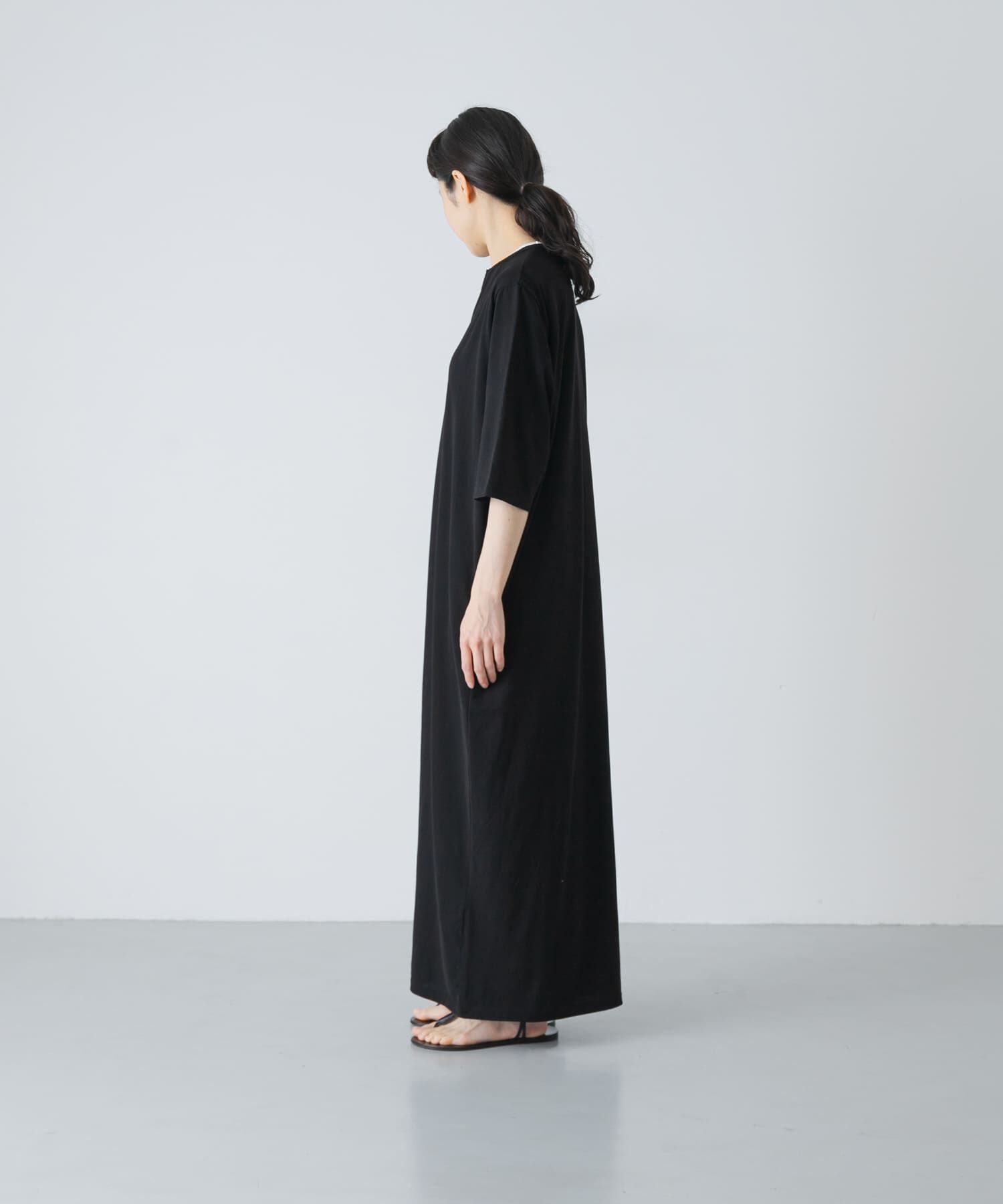かぐれ「『2サイズ展開』ヘンリーカットワンピース」|ワンピース|
