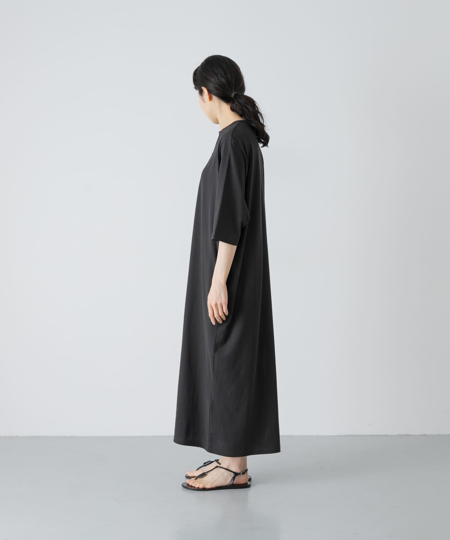 かぐれ「『2サイズ展開』ヘンリーカットワンピース」|ワンピース|