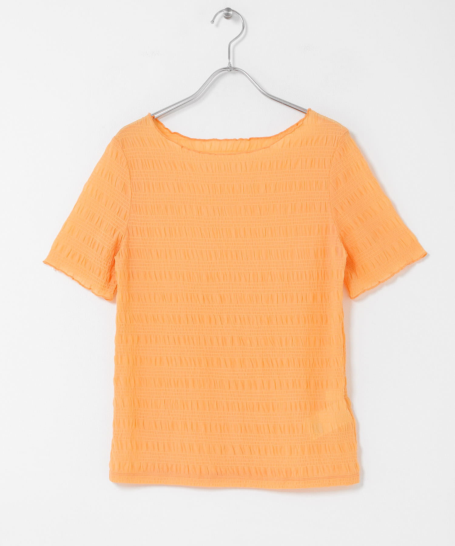 SENSE OF PLACE by URBAN RESEARCH「シャーリングシアートップ(5分袖)」|Tシャツ・カットソー|
