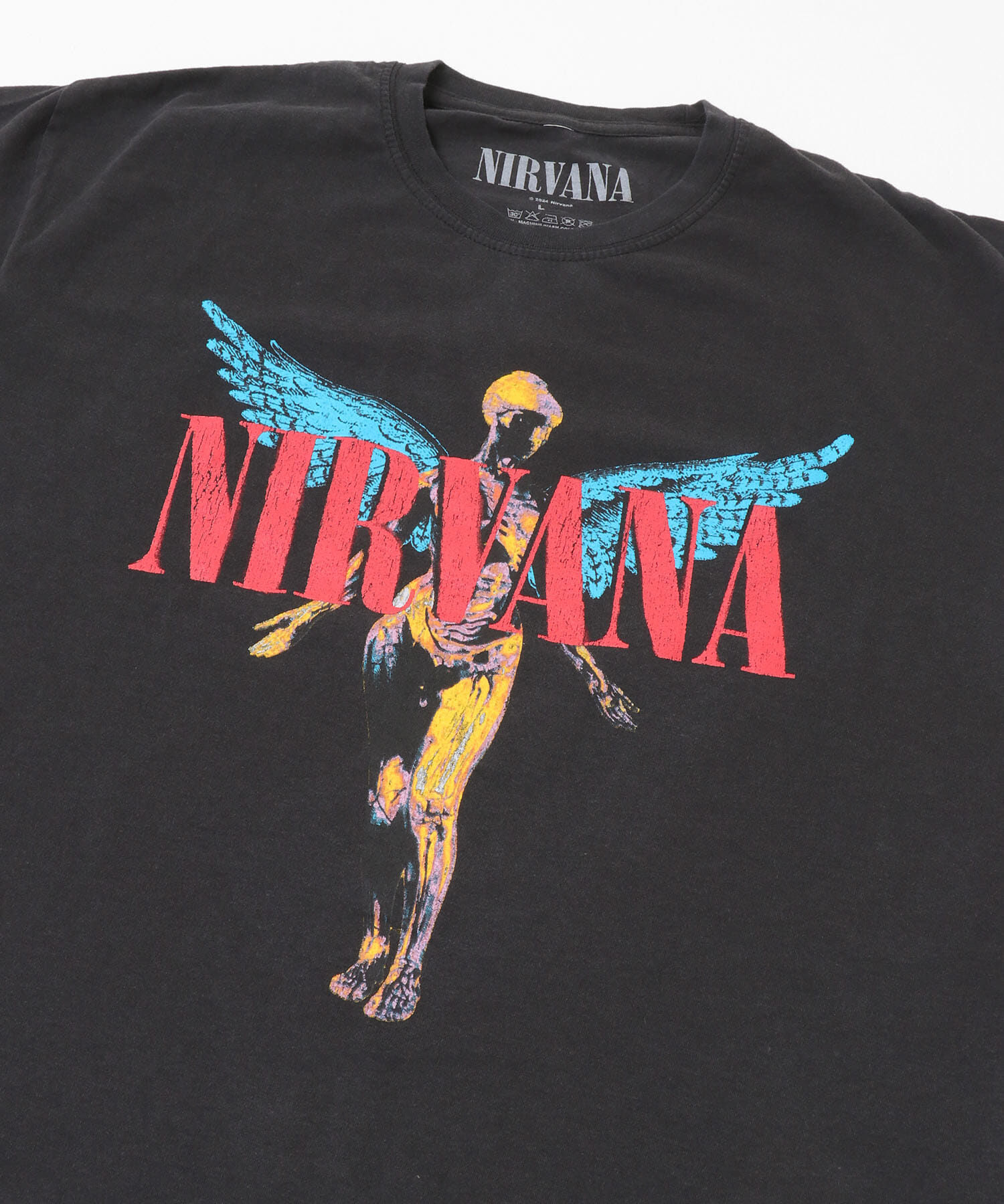 SENSE OF PLACE by URBAN RESEARCH「THRIFTY LOOK　NIRVANA IN UTERO フェードTシャツ」|Tシャツ・カットソー|