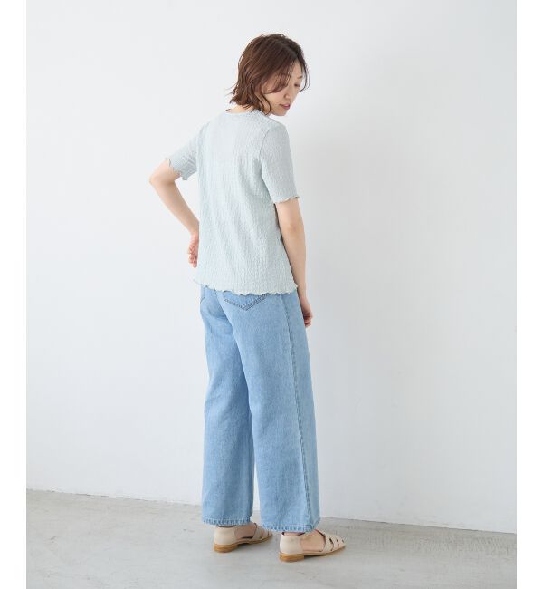  「《WEB限定アイテム》シュリンクジャージーメロウトップス」|Tシャツ・カットソー|