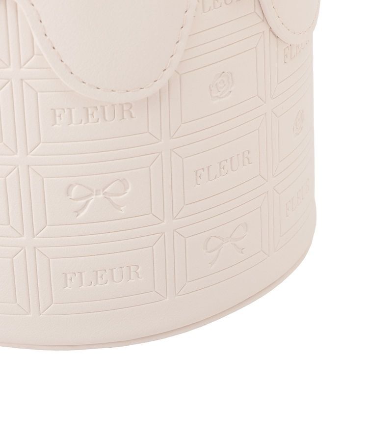 Maison de FLEUR「FLEURチョコレートキューブバッグ」|ハンドバッグ|