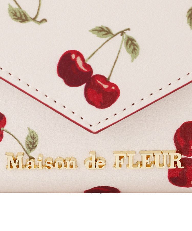 Maison de FLEUR「リーフ付きチェリーウォレット」|財布|