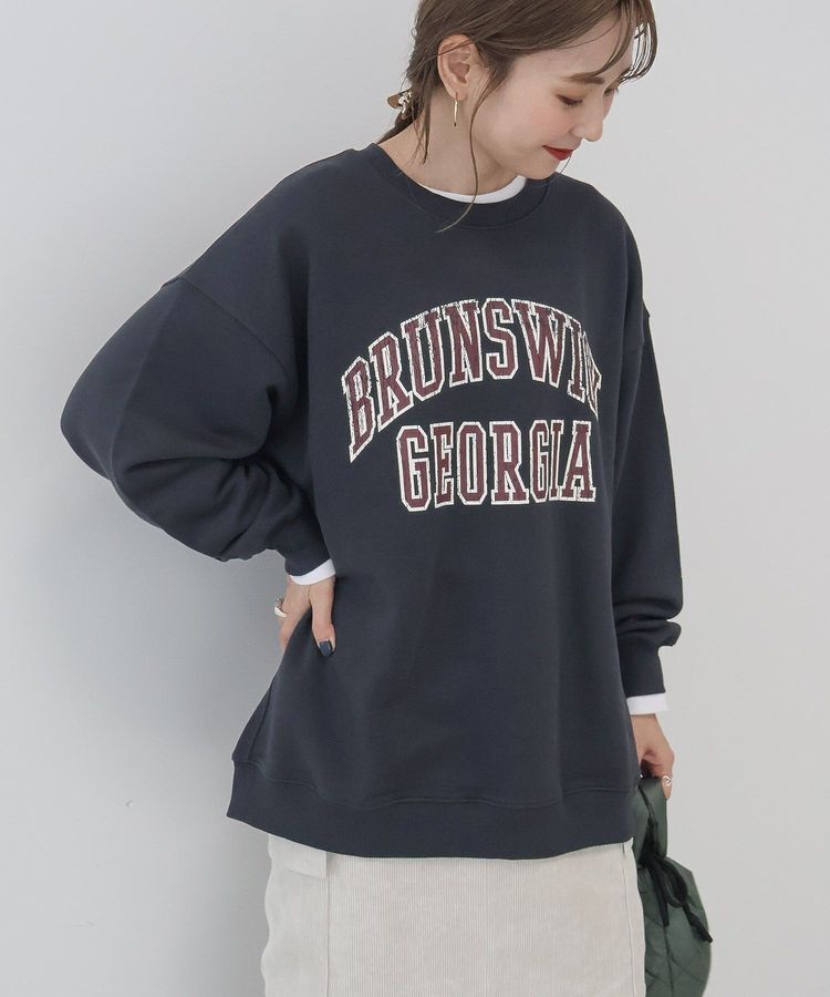 AMERICAN HOLIC「【WEB限定】BRUNSWICK GEORGIA BIGスウェット」|スウェット・ジャージ|Charcoal Gray