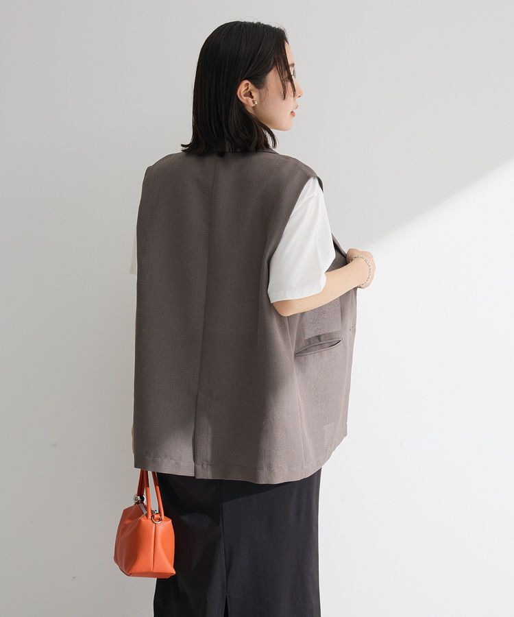 Green Parks「メッシュフレンチスリーブジレ」|その他|