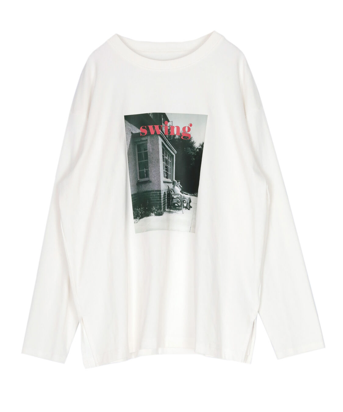 titivate「ヴィンテージライクフォトプリントロングスリーブTシャツ」|Tシャツ・カットソー|