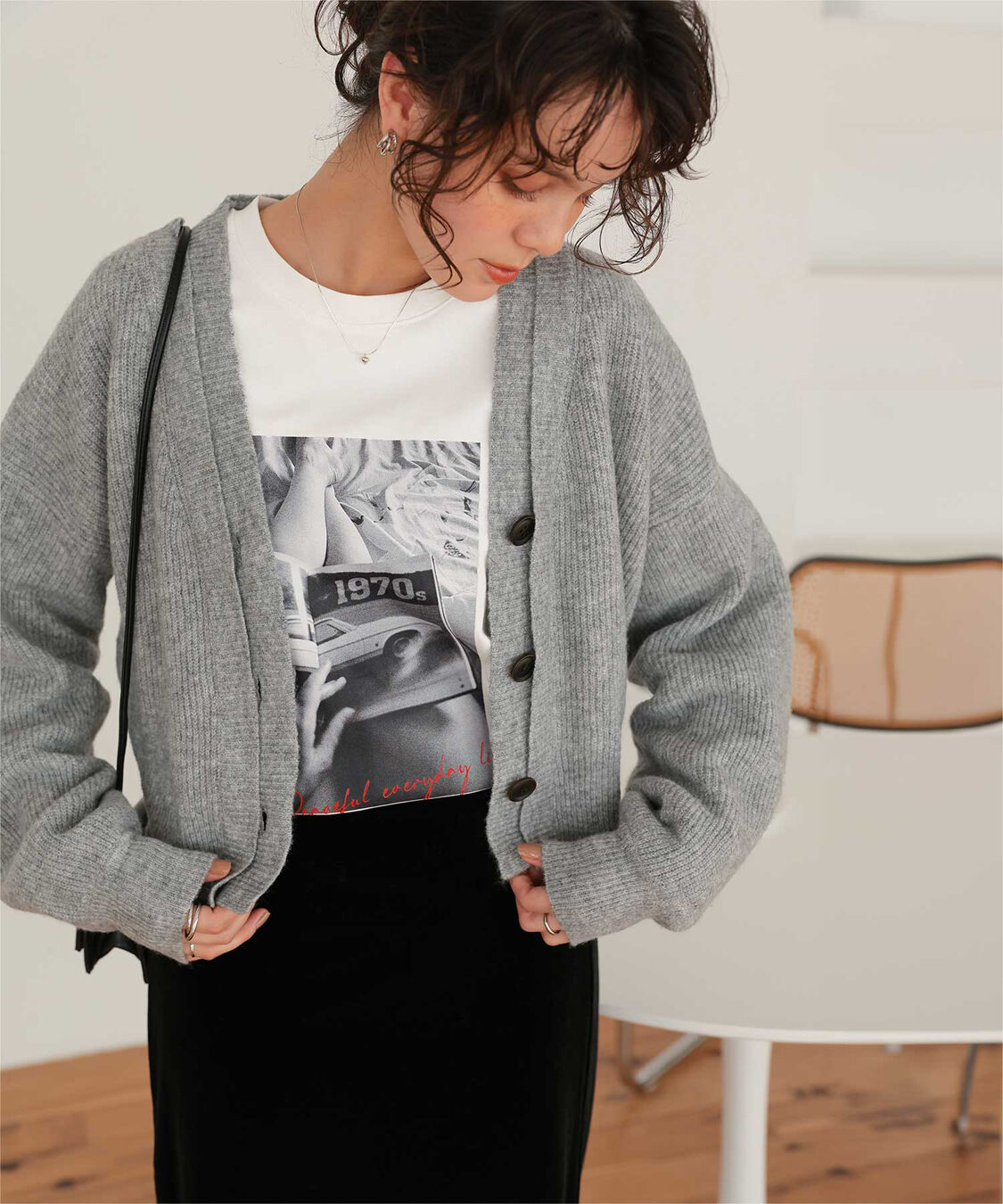 titivate「ヴィンテージライクフォトプリントロングスリーブTシャツ」|Tシャツ・カットソー|