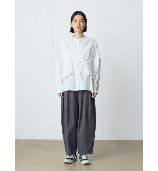 MidiUmi「MidiUmi C/Lワイドイージーテーパードパンツ」|その他|