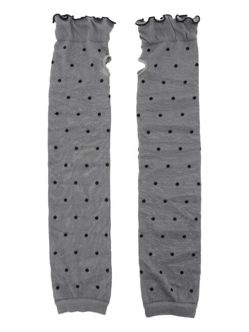 Samansa Mos2「【UVカット/シルク混】ドットアームカバー」|その他|