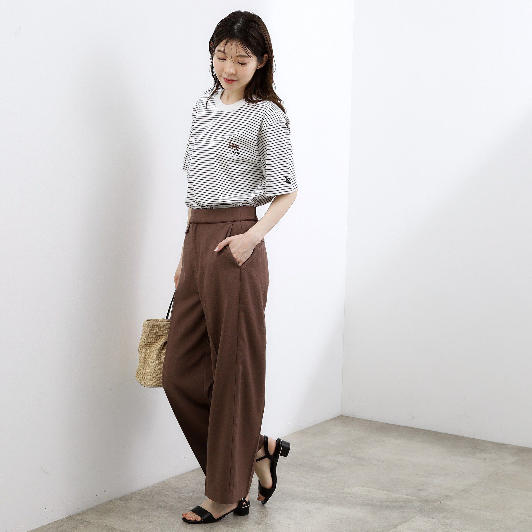 grove「【Lee&times;grove別注】 MULTI LOGO H／S TEE」|Tシャツ・カットソー|