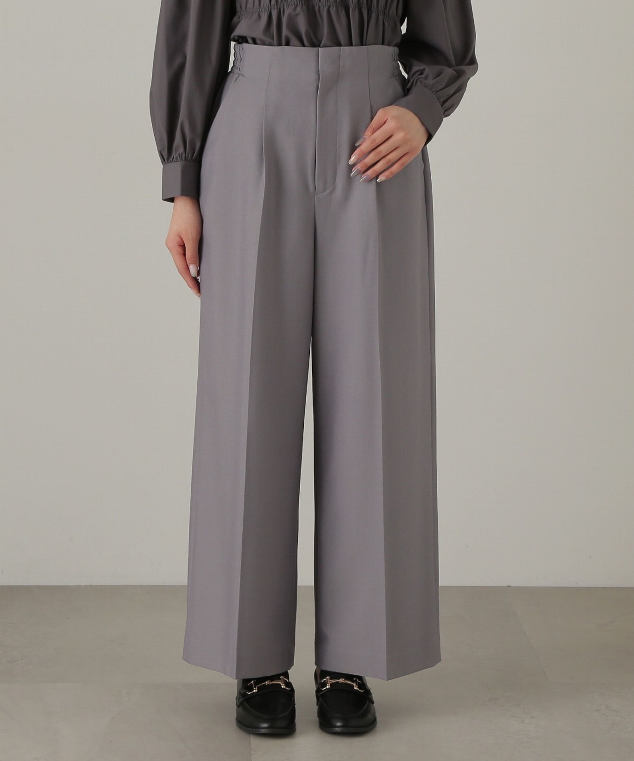 PROPORTION BODY DRESSING「サイドゴムワイドパンツ24AW」|その他|